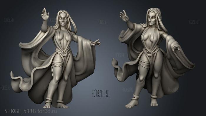 VVM SORCERESS stl model for CNC