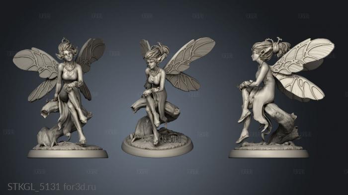 White Werewolf Tavern Magic Forest Pixie 3d stl модель для ЧПУ