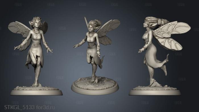 White Werewolf Tavern Magic Forest Pixie 3d stl модель для ЧПУ