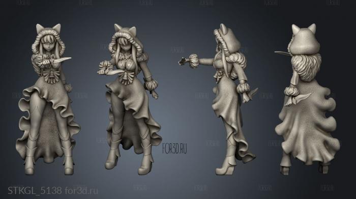 Wild Winter Holidaysrth Pole Princess Fighting 3d stl модель для ЧПУ