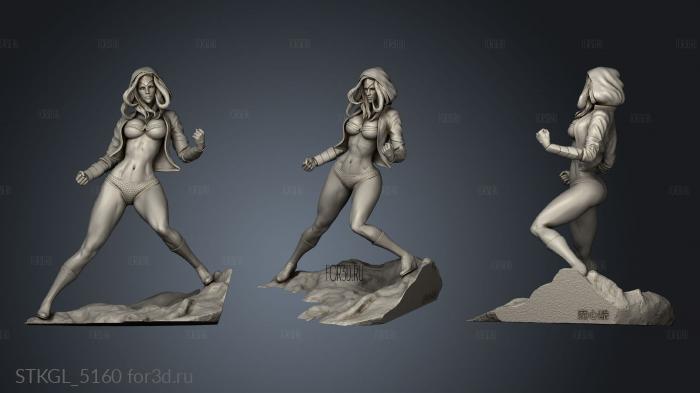 Wonder Woman stl model for CNC