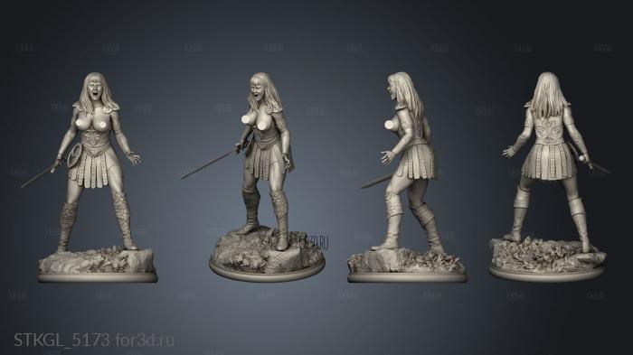 Xena Warrior Princess NSFW xn stl model for CNC