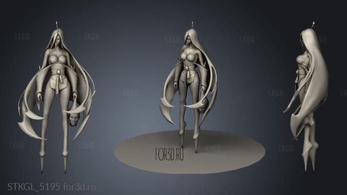 Yokai stl model for CNC