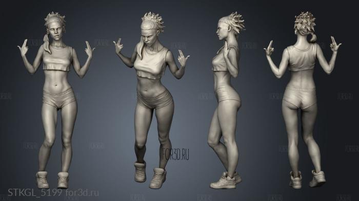 Yolandi Visser Daniel Mirta Freaky stl model for CNC