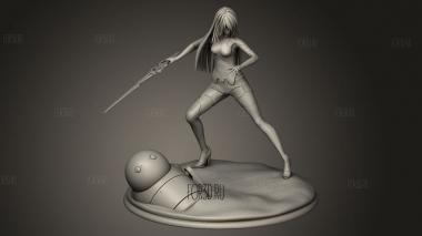 Автоматы Torha Nier 3d stl модель для ЧПУ