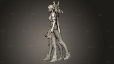 ЗАРА КУСАНАГИ 3d stl модель для ЧПУ