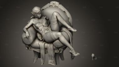 Стул Зельды 3d stl модель для ЧПУ