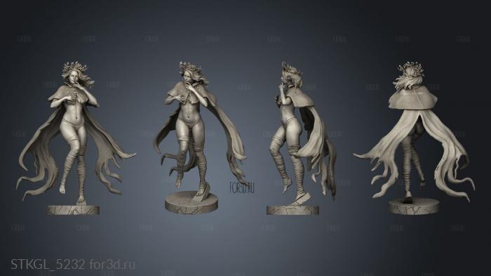 Zombie Queen stl model for CNC