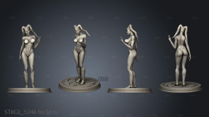 Aayla Secura Star Wars NSFW NSF Ever stl model for CNC