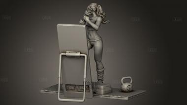 Спортивная Ирен 2 3d stl модель для ЧПУ