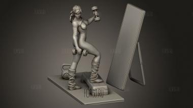 Спортивная Ирэн 3d stl модель для ЧПУ