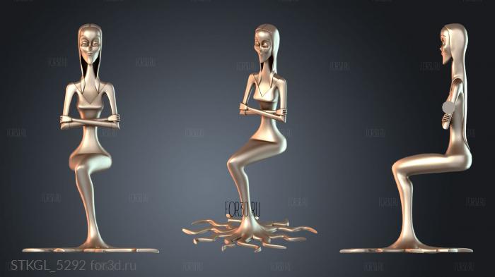 STKGL_5292 stl model for CNC