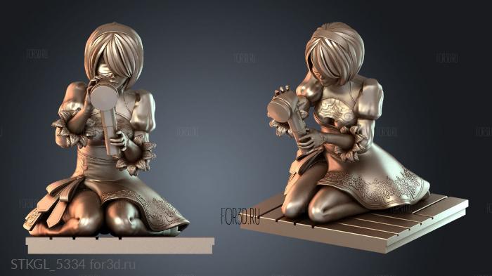 STKGL_5334 stl model for CNC