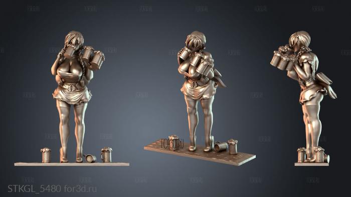 STKGL_5480 stl model for CNC