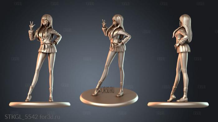 STKGL_5542 stl model for CNC