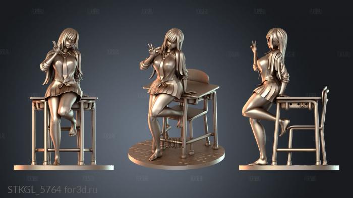 STKGL_5764 stl model for CNC