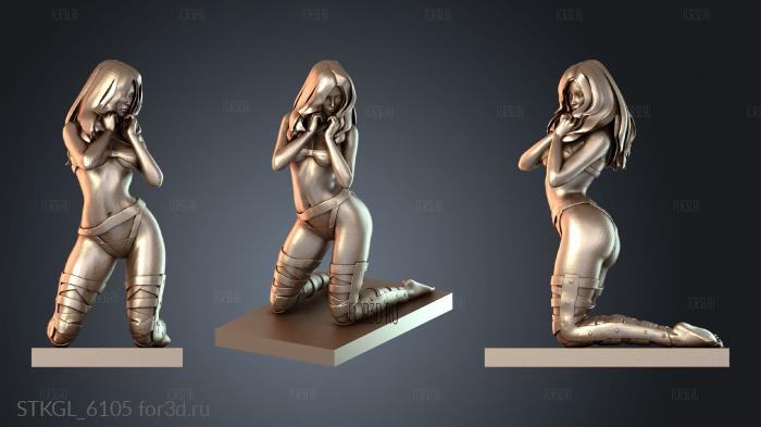 STKGL_6105 stl model for CNC