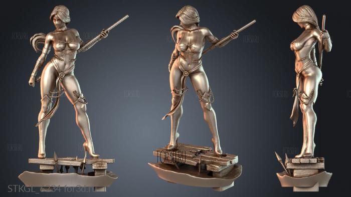 STKGL_6234 stl model for CNC