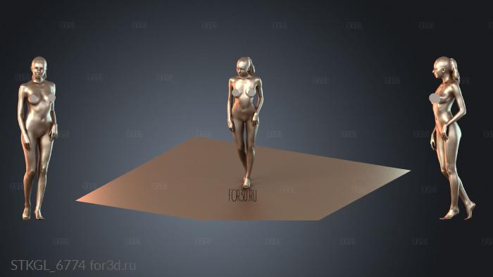 STKGL_6774 stl model for CNC
