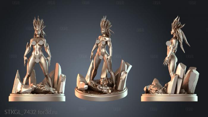 STKGL_7432 stl model for CNC