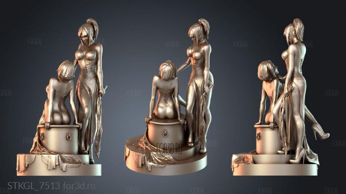 STKGL_7513 stl model for CNC