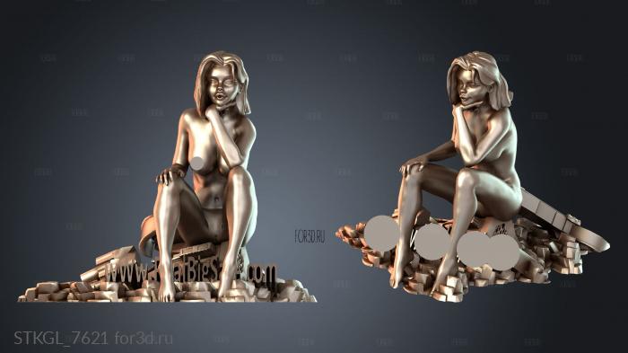 STKGL_7621 stl model for CNC
