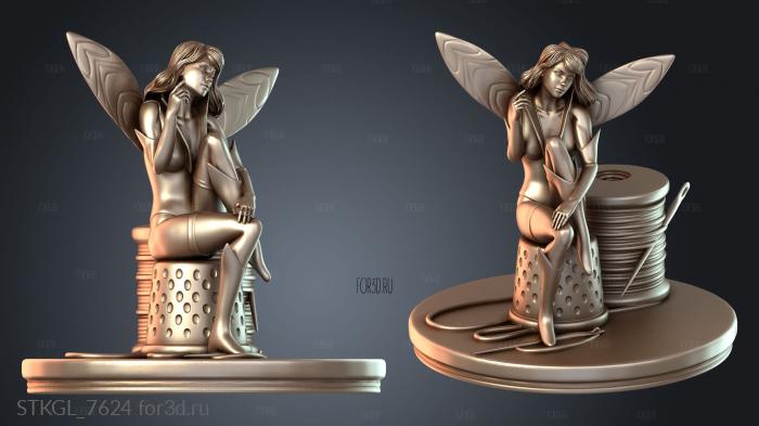 STKGL_7624 stl model for CNC