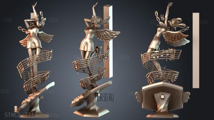STKGL_7712 stl model for CNC