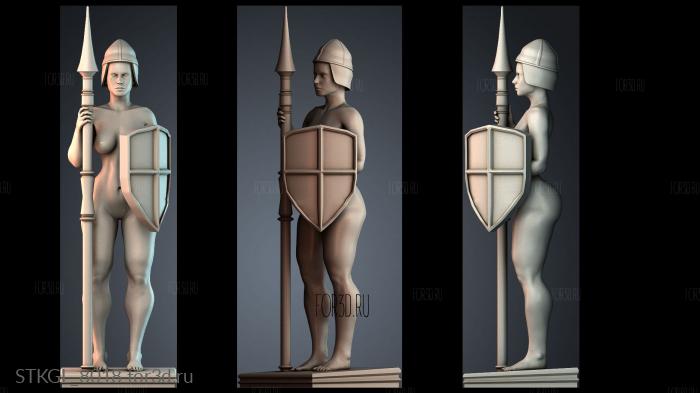 STKGL_8018 3d stl модель для ЧПУ