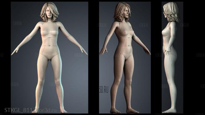 STKGL_8117 3d stl модель для ЧПУ