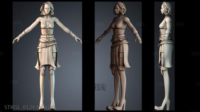 STKGL_8124 3d stl модель для ЧПУ