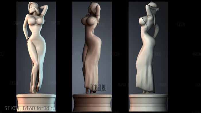 STKGL_8160 stl model for CNC