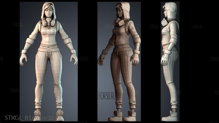 STKGL_8166 stl model for CNC