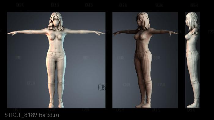 STKGL_8189 stl model for CNC