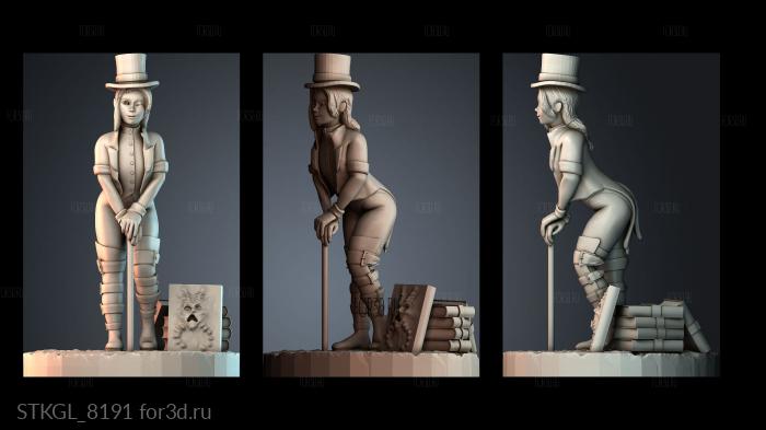 STKGL_8191 stl model for CNC