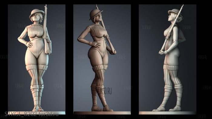 STKGL_8202 stl model for CNC