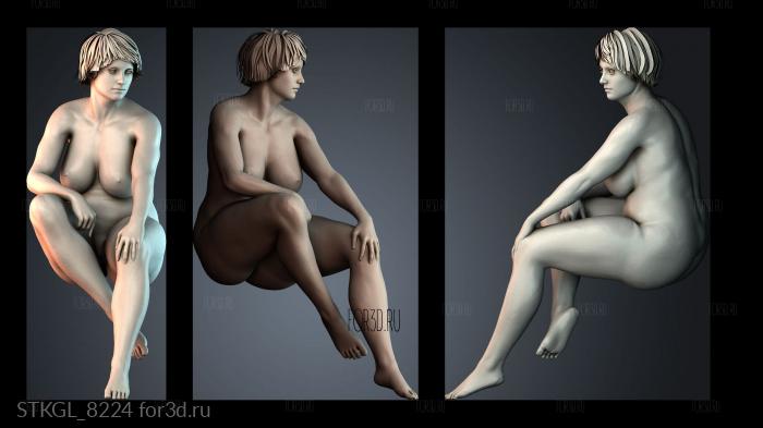 STKGL_8224 stl model for CNC