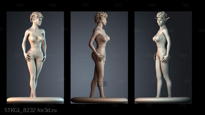 STKGL_8232 stl model for CNC