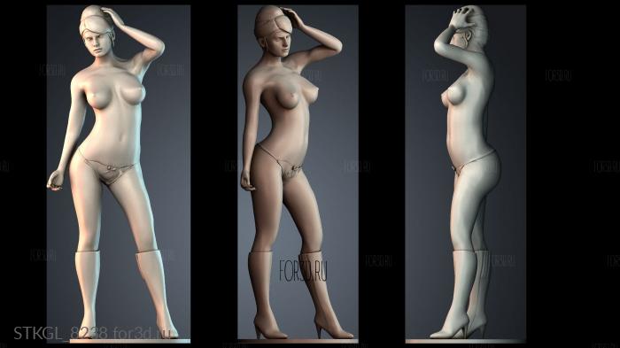 STKGL_8238 stl model for CNC