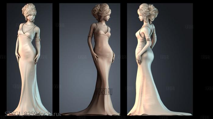 STKGL_8259 stl model for CNC