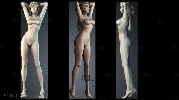 STKGL_8265 stl model for CNC