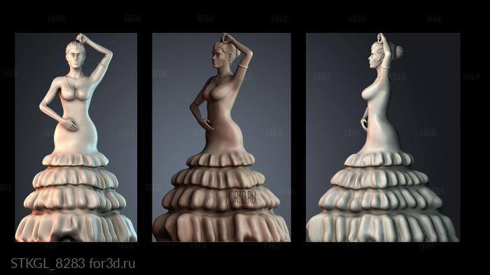 STKGL_8283 stl model for CNC