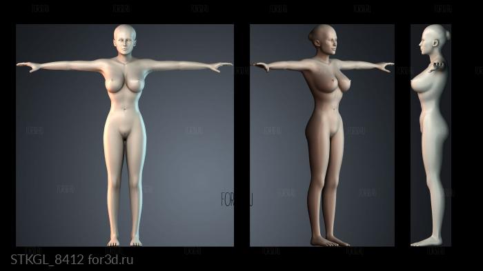 STKGL_8412 3d stl модель для ЧПУ