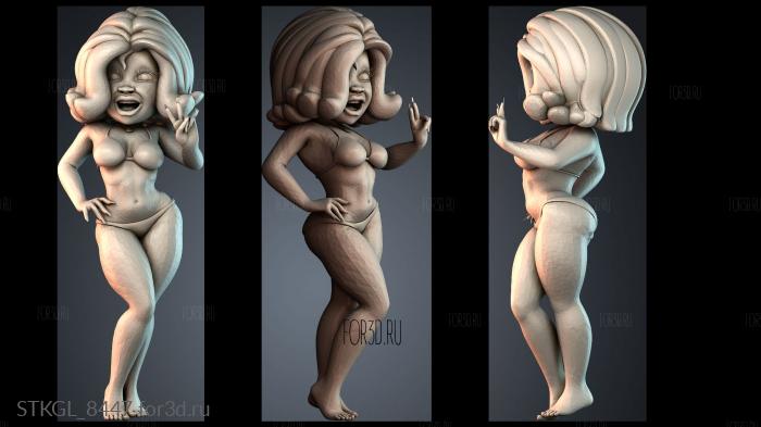 STKGL_8447 3d stl модель для ЧПУ