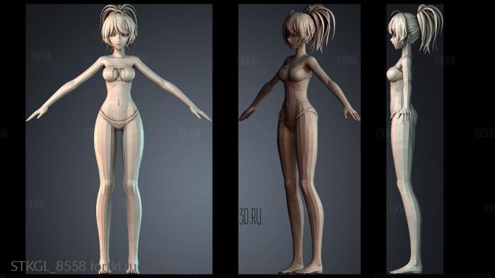 STKGL_8558 3d stl модель для ЧПУ