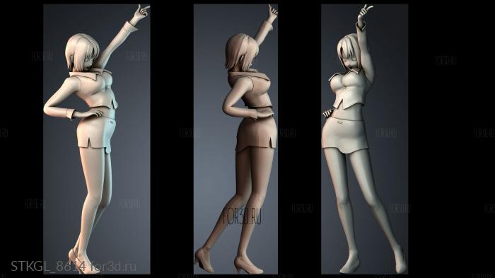 STKGL_8614 3d stl модель для ЧПУ