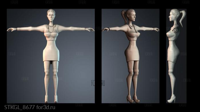 STKGL_8677 3d stl модель для ЧПУ