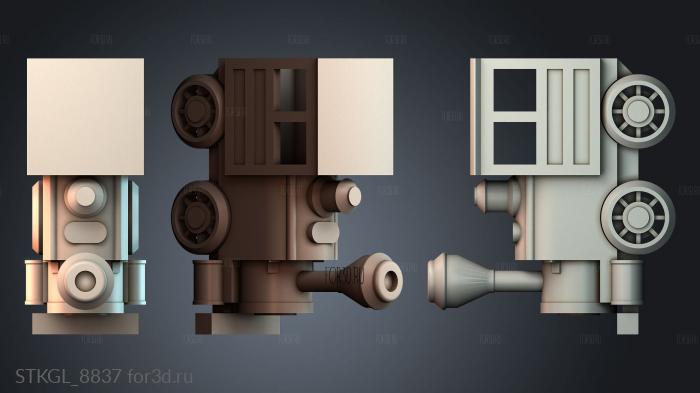 STKGL_8837 stl model for CNC