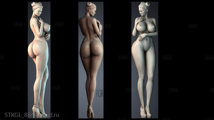 STKGL_8844 stl model for CNC