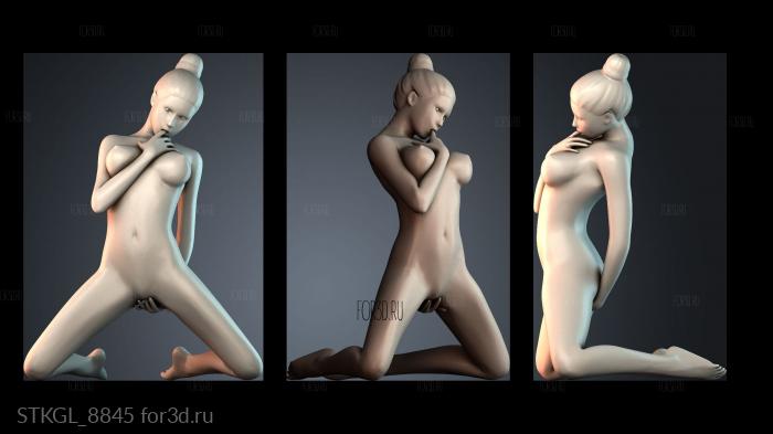 STKGL_8845 stl model for CNC